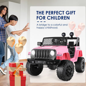 12V Electric Ride-On Jeep Power Wheel Truck Toy Car for Children with Remote Control Trend Times 20