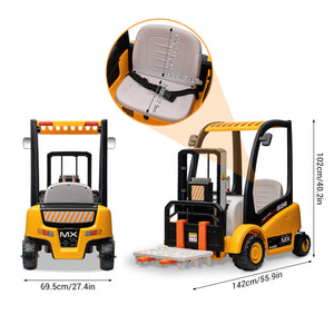 12V Electric Ride-On Forklift Construction Car with Bluetooth and Remote Control Trend Times 8