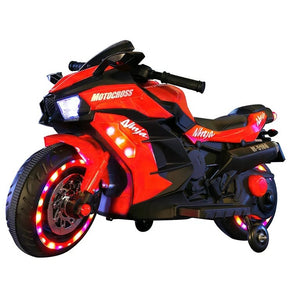 12V Battery-Powered 2-Wheel Ride-On Motorcycle Toy for Kids with Bluetooth Trend Times 2