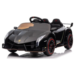 12V Kids Ride-On Sports Car with Remote Control, Lamborghini Style Trend Times 4