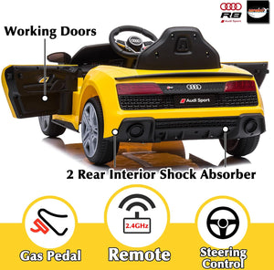 12V Remote Control Ride-On Car Toy for Toddlers and Kids Licensed Audi Trend Times 3