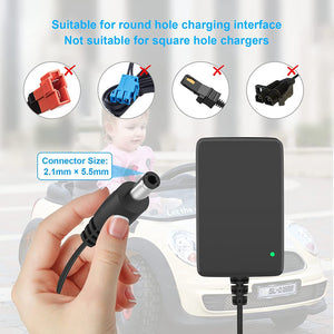 12V Ride-On Toy Battery Charger and Power Supply for Kids Jeep, Truck, and Tractor Trend Times 4