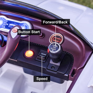 12V Kids Electric Ride-On Car with Remote Control, LED Lights, and MP3 Player, Bentley EXP12 Style Trend Times 12