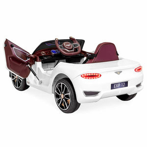 12V Kids Electric Ride-On Car with Remote Control, LED Lights, and MP3 Player, Bentley EXP12 Style Trend Times 19