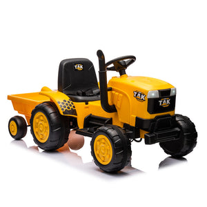 12V Electric Ride-On Tractor with Front Loader and Excavator for Kids Ages 3-6 Trend Times 27