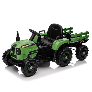 12V Ride-On Tractor with Remote Control and Bluetooth, 3-Speed Kids Toy for Ages 3-6 Trend Times 6
