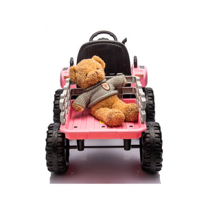 12V Ride-On Tractor with Remote Control and Bluetooth, 3-Speed Kids Toy for Ages 3-6 Trend Times 1