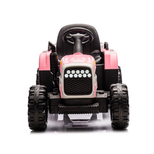 12V Ride-On Tractor with Remote Control and Bluetooth, 3-Speed Kids Toy for Ages 3-6 Trend Times 6