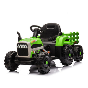 12V Ride-On Tractor with Remote Control and Bluetooth, 3-Speed Kids Toy for Ages 3-6 Trend Times 10