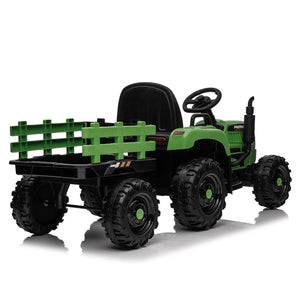12V Electric Ride-On Tractor with Trailer and Remote Control Toy Trend Times 6