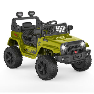 12V Electric Ride-On Truck Car with LED Lights Adjustable Speed 1-Seater Trend Times 19