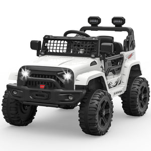 12V Electric Ride-On Truck Car with LED Lights Adjustable Speed 1-Seater Trend Times Variant 12