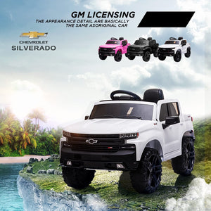 12V Licensed Chevrolet Silverado Electric Ride-On Truck for Kids Toy Vehicle Trend Times 2