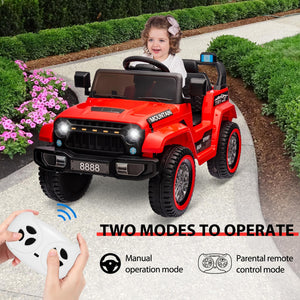 12V Electric Ride-On 4-Wheeler Truck Car for Kids with Music and 3 Speed Settings Trend Times 3