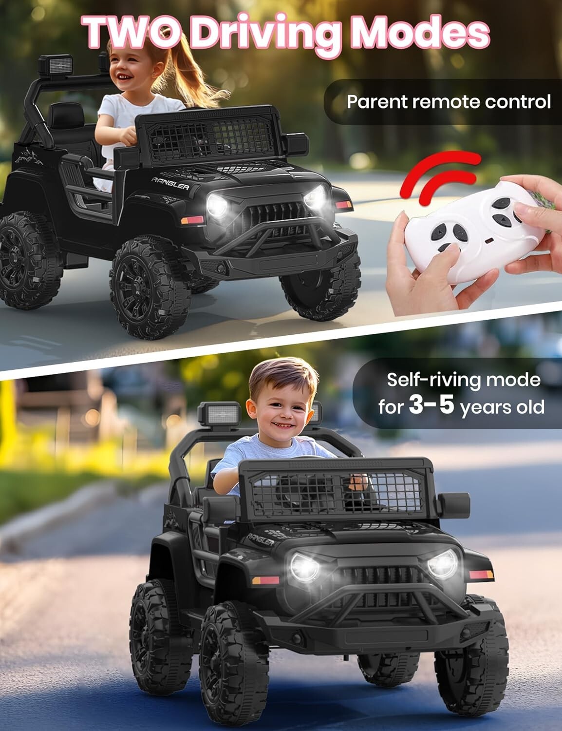 12V Ride-On Truck Car with Parent Remote Control Trend Times 1