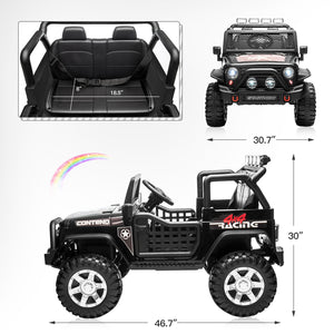 12V Electric Ride-On Off-Road Jeep Truck Toy with Remote, LED Lights, and MP3 Player Trend Times 7