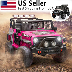 12V Electric Ride-On Off-Road Jeep Truck with Remote Control, LED Lights, and MP3 Player Trend Times 5