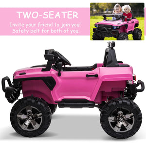 12V Battery-Powered 2-Seater Electric Ride-On Truck with Remote Control Trend Times 4