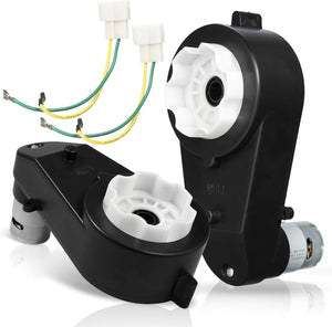 12V Ride-On Electric Vehicle Upgrade Motor Gearbox with 2pcs 12V RS550 40000RPM Powered Wheels Trend Times 0