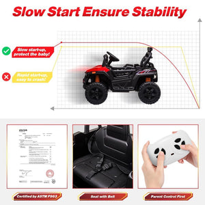 12V Ride-On UTV Truck for Kids with Remote Control, Music, and 390W Dual Motors Trend Times 10