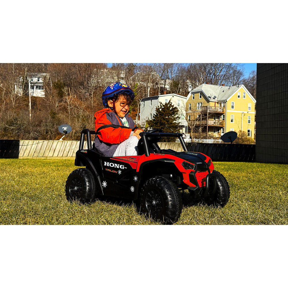 12V Electric Ride-On UTV Toy Car with Remote Control for Kids 3-6 Years Red Trend Times 1