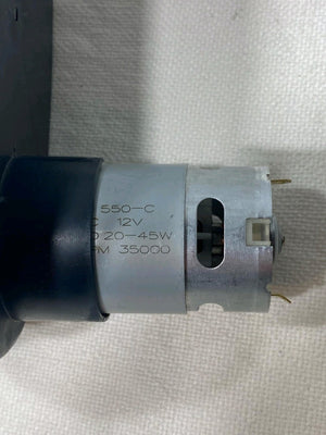 12V RS550 High-Speed 35000RPM Motor with Gearbox for Power Wheels and Ride-On Toys Trend Times 3