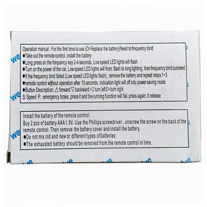 12V RX57 2.4G Bluetooth Remote and Receiver Control Box for Ride-On Toy Parts Trend Times 4
