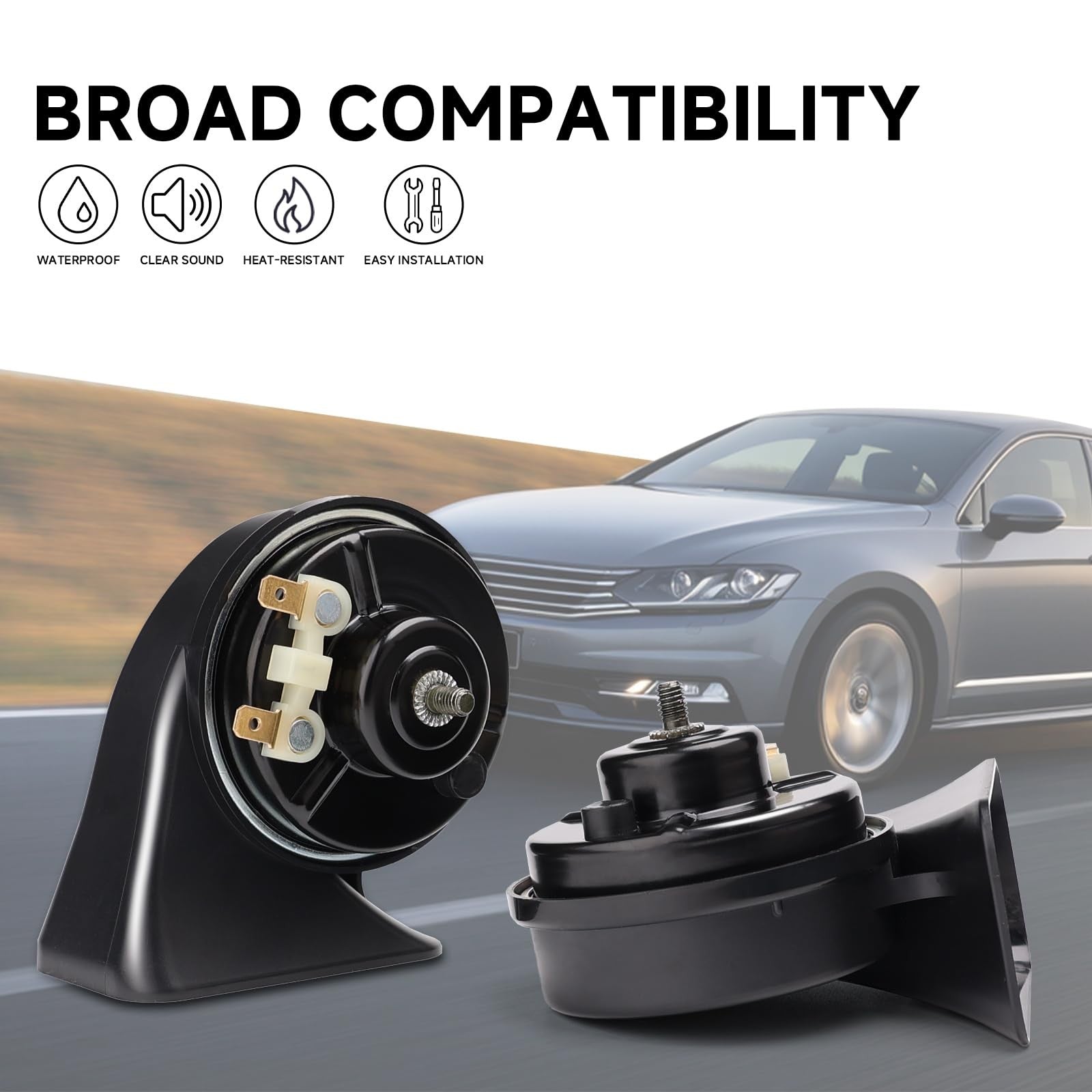 12V Waterproof Universal Loud Train Horn Replacement Kit for Cars Trend Times 1
