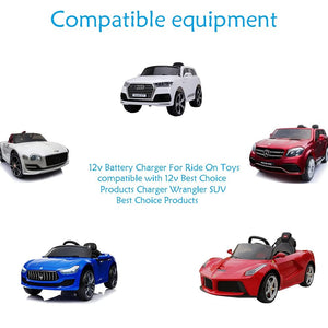 12V Power Supply and Battery Charger for Kids Ride-On Cars Trend Times 1