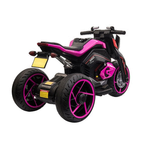 12V Three-Wheeled Battery-Powered Motorcycle with LED Lights and Horn for Kids Ages 3-8 Trend Times 16