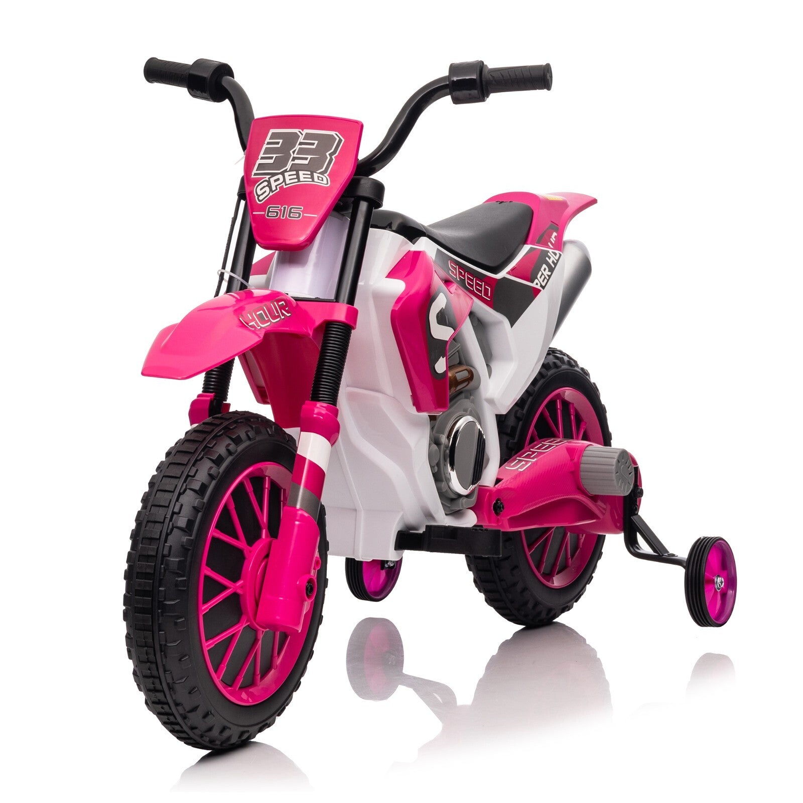 12V Electric Battery-Powered Kids Motorcycle Ride-On Toy with 2-Speed Settings Trend Times 0