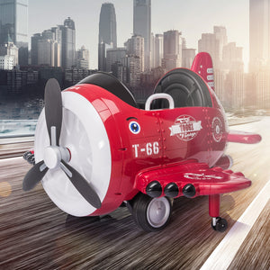 12V Electric Ride-On Airplane with RC and Realistic Sound Effects Trend Times 3