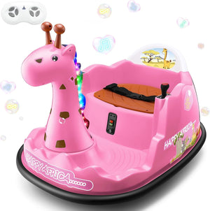 12V Electric Toddler Bumper Car with Parental Remote Control for Ages 18 Months to 6 Years Trend Times 0