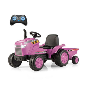 12V Toddler Ride-On Tractor Toy with Remote Control and Detachable Storage Trailer Trend Times Variant 0
