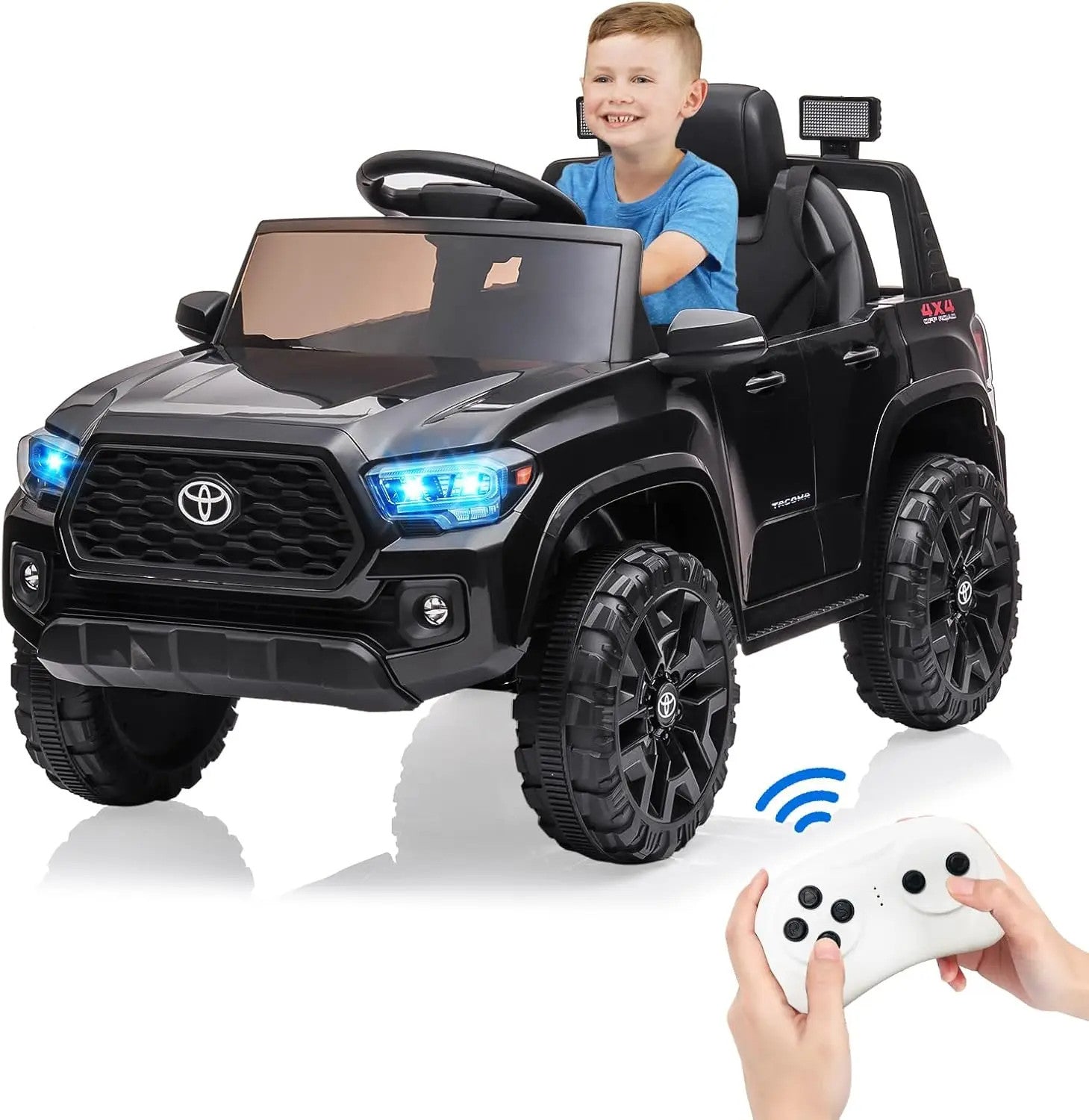 12V Electric Remote Control Truck Toy with LED Lights and 3-Speed Settings Trend Times 1
