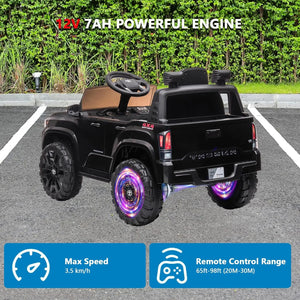 12V Electric Remote Control Truck Toy with LED Lights and 3-Speed Settings Trend Times 4