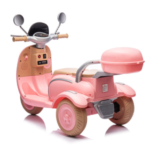 12V Two-Motor Kids Ride-On Electric Two-Seater Three-Wheel Motorcycle Trend Times 9