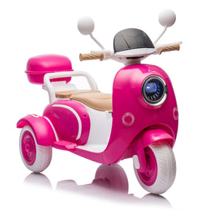 12V Two-Seater Electric Ride-On Motorcycle for Kids with Three Wheels Trend Times 20