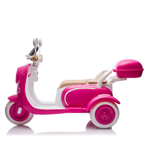 12V Two-Seater Kids Electric Ride-On Motorcycle with Three Wheels and Slow Start Feature Trend Times 10