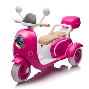 12V Two-Seater Electric Ride-On Motorcycle for Kids with Three Wheels Trend Times 5