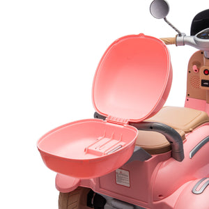 12V Two-Seater Kids Ride-On Electric Motorcycle 2WD Three-Wheel Toy Trend Times 17
