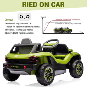 12V VW Beetle Kids Electric Ride-On Car with Remote Control, Lights, Music, and USB Port Trend Times 11
