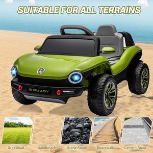 12V VW Beetle Kids Electric Ride-On Car with Remote Control, Lights, Music, and USB Port Trend Times 13