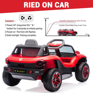 12V VW Beetle Kids Electric Ride-On Car with Remote Control, Lights, Music, and USB Port Trend Times 17