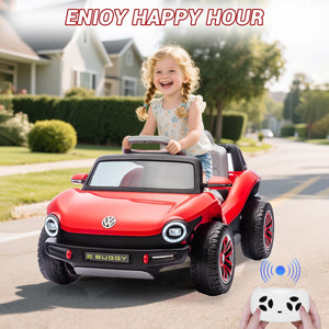 12V VW Beetle Kids Electric Ride-On Car with Remote Control, Lights, Music, and USB Port Trend Times 19