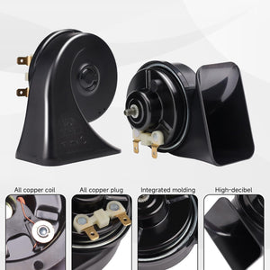 12V Waterproof Loud Train Horn Kit with Relay and Harness for Truck Car Trend Times 4