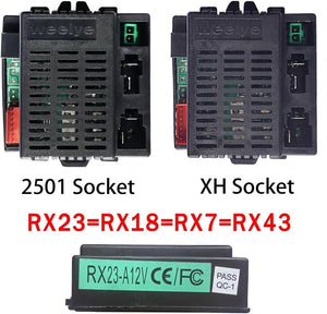 12V Weelye RX23 Socket B 2.4G Bluetooth Receiver Control Box Kit Trend Times 1