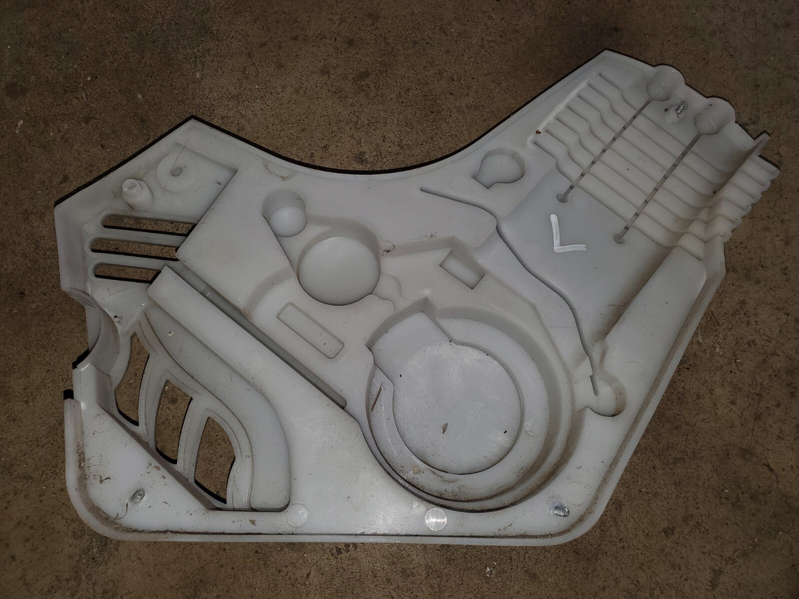 12V Kids ATV Left Side Plastic Engine Panel for Yamaha Raptor 660 Power Wheels Trend Times 1
