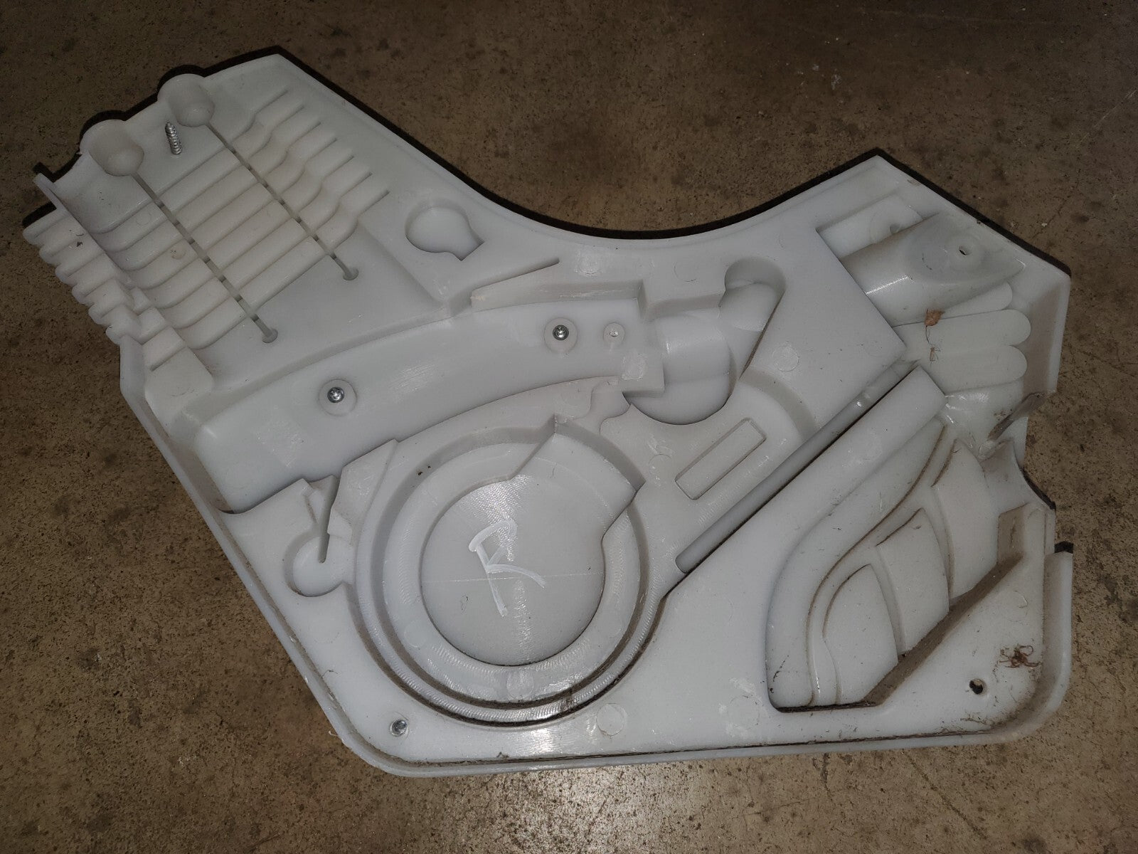 12V Kids ATV Right Side Plastic Engine Panel with Power Wheels for Yamaha Raptor Trend Times 1
