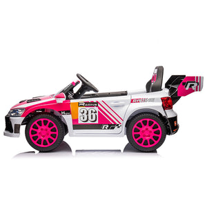 12V 4A Kids Ride-On Toy Car with 20W x2 Motors, 2.4G Remote Control, 4-Wheel Suspension, Forward and Reverse Trend Times 9